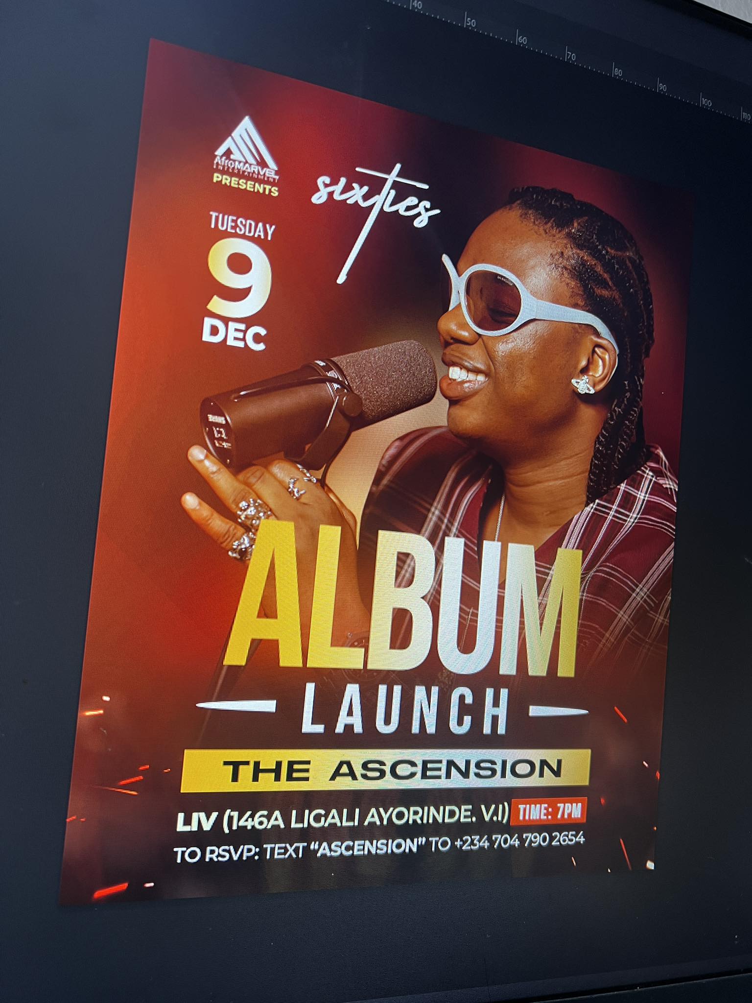 Advertising design sample