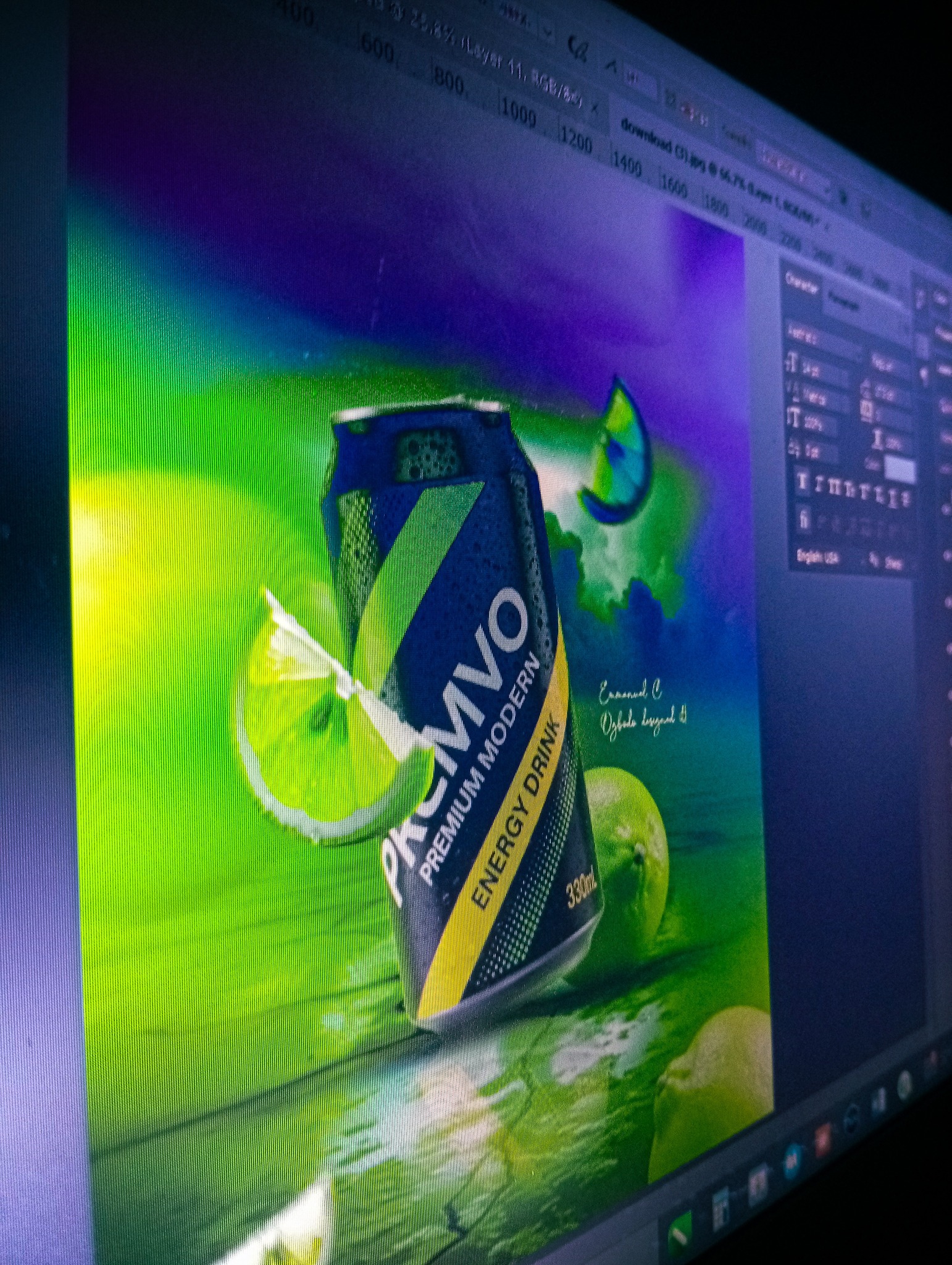 Product pitch visuals - Main design