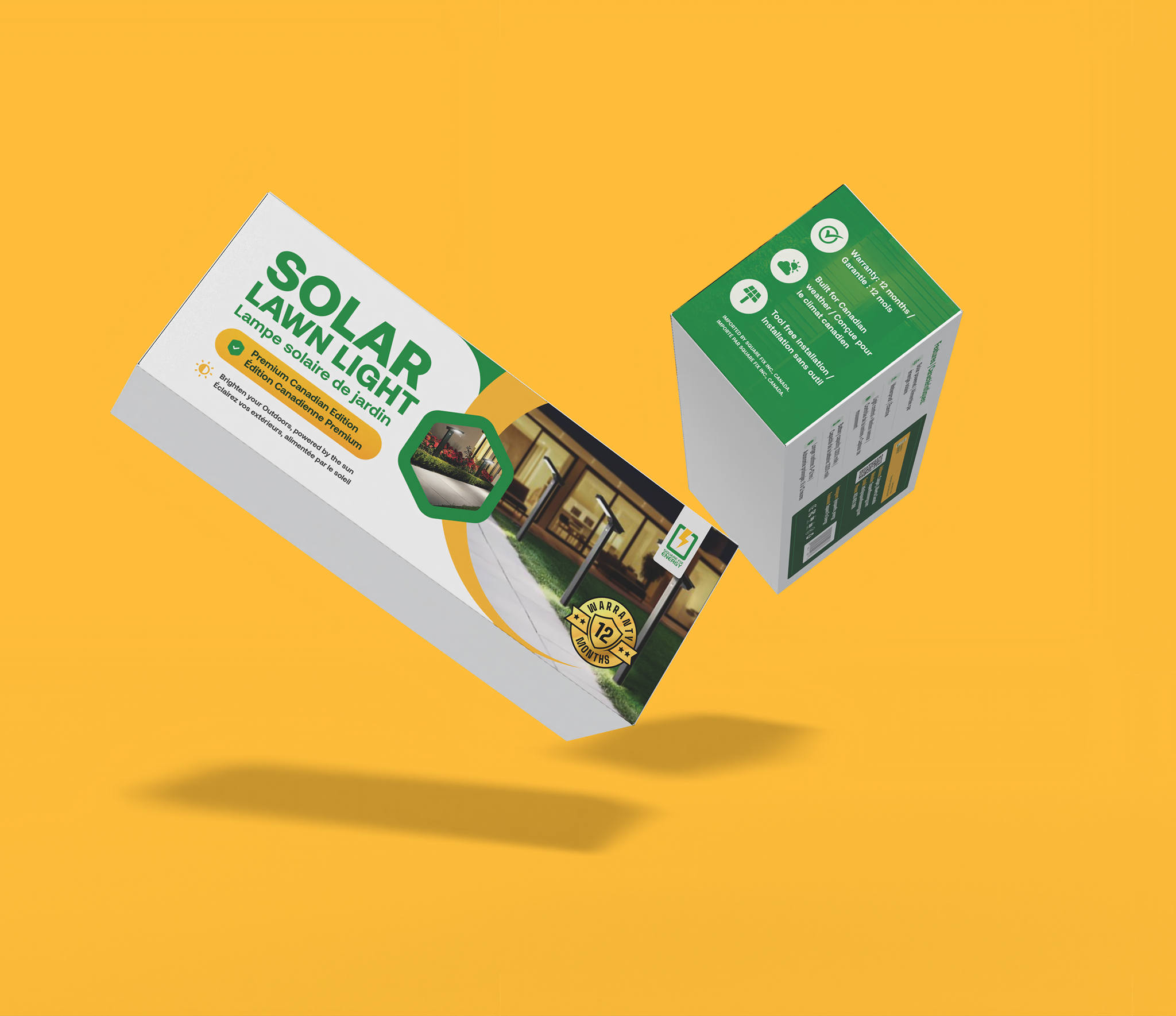 Product pitch visuals - Main design