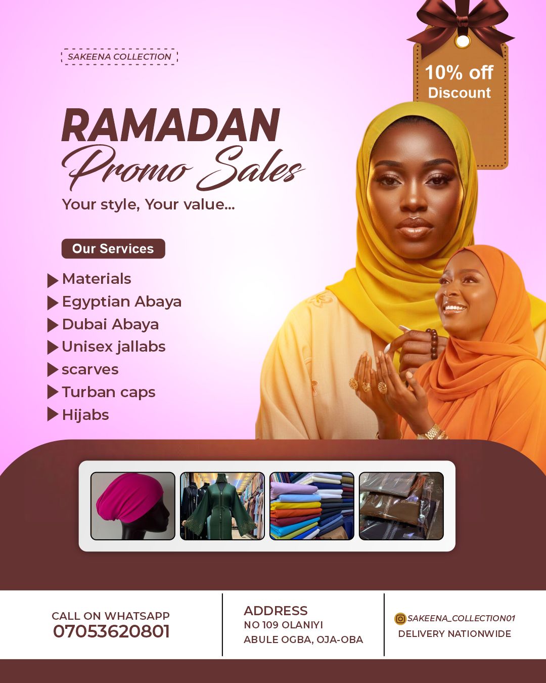 Retail promo carousel - Main design